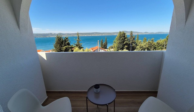 Studio flat with balcony and sea view Sveti Petar, Biograd (AS-25850-b) in Sveti Petar na Moru