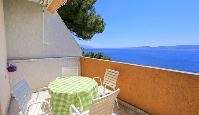 Studio flat with terrace and sea view Marušići, Omiš (AS-1024-c)