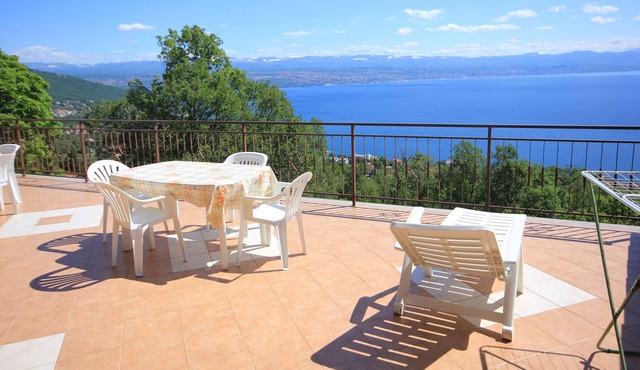 Studio flat with terrace and sea view Liganj, Opatija (AS-2337-a) in Liganj