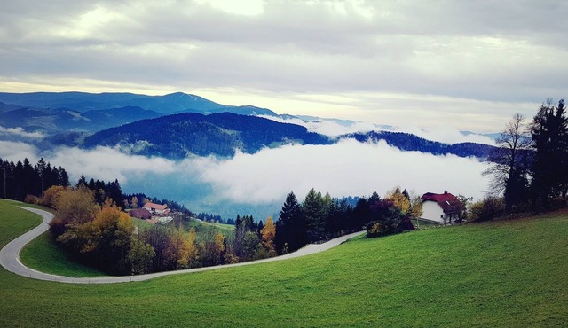 Stunning views from house on the hill in Dravograd