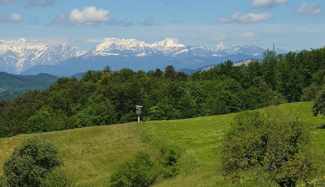 Sunny hilltop cottage - in central Slovenia - with both views and privacy in ŠMARTNO PRI LITIJI