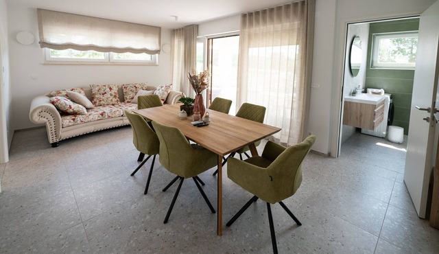 Three Bedroom Apartment with Balcony in Karst in Sezana