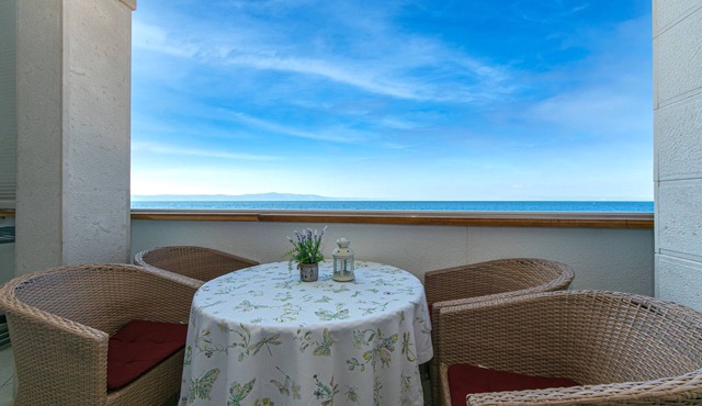 Two bedroom apartment near beach Drašnice, Makarska (A-6652-d) in Drašnice