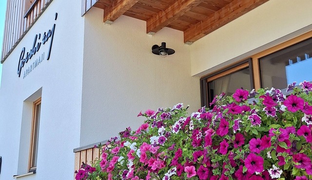 Two-bedroom apartment with a balcony and a stunning view of the Julian Alps in Jesenice