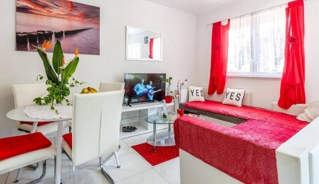Two bedroom apartment with balcony and sea view Cove Babina, Korčula (A-19712-a)