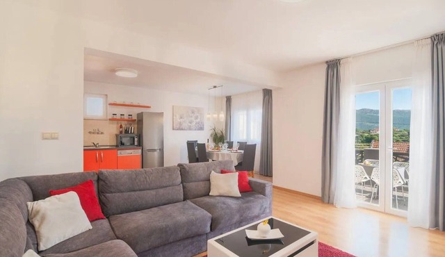 Villa Elin with big, private pool in Seoca