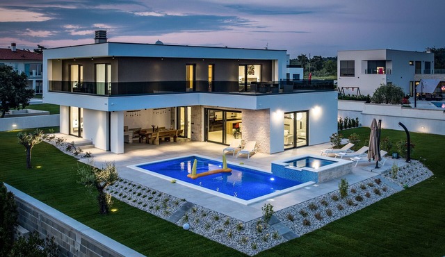 Villa MaEm in Central Istria for families with Sauna, Whirlpool & Sea View