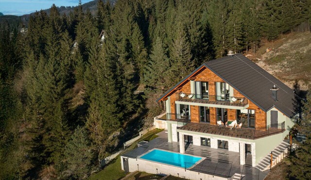 Wonderful private villa for 8 people with WIFI, A/C, hot tub, private pool, TV and terrace in Novi Vinodolski