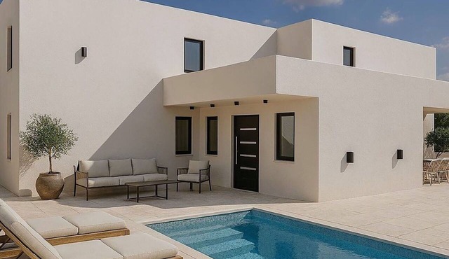 Wonderful private villa for 8 guests with A/C, WIFI, private pool, TV, terrace and pets allowed