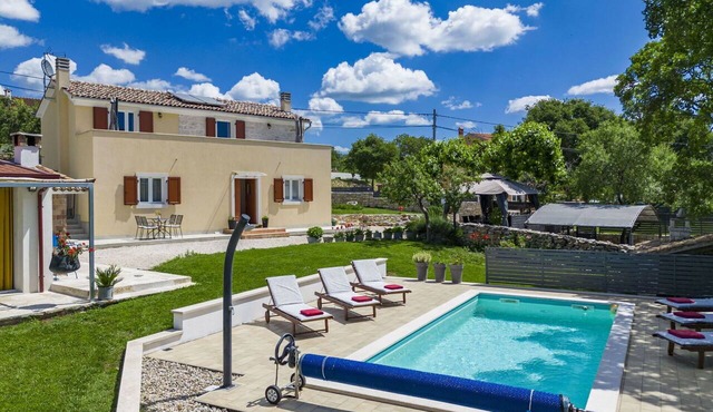 Wonderful private villa with A/C, private pool, WIFI, TV, terrace, pets allowed and panoramic view in Pazin