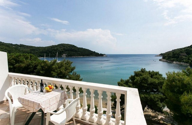 Apartments Franka Saplunara-One-Bedroom Apartment with Terrace and Sea View No1