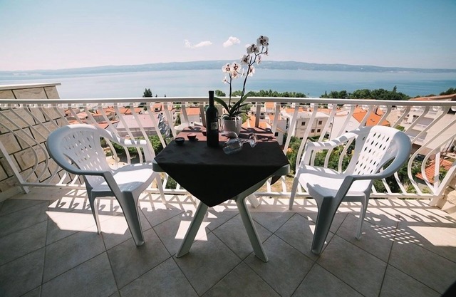 Studio apartment in Duće with Seaview, Balcony, Air condition, WIFI (4167-7)
