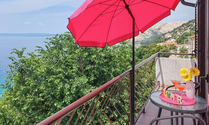 Stara Baska Apartment | 62 m² Apartment ∙ 2 bedrooms ∙ 4 guests