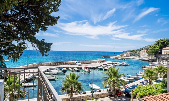 Mlini House | Apartment Villa Palma- Double Room with Balcony and Sea View