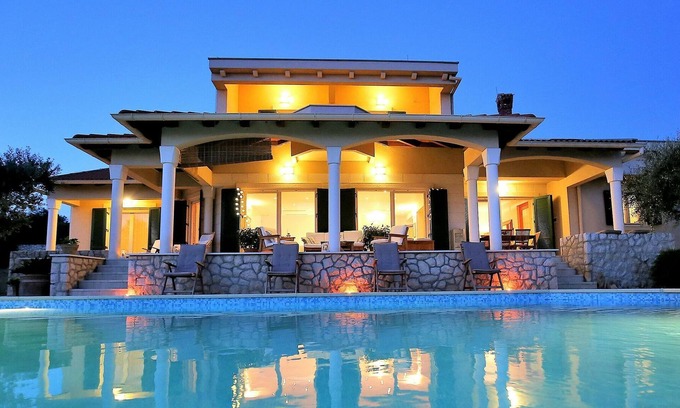 Kozino Villa | Beautiful villa Clara with a swimming pool in Kožino, near the sea