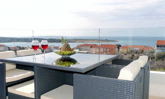 Novalja Apartment | Comfort one bedroom apartment with balcony