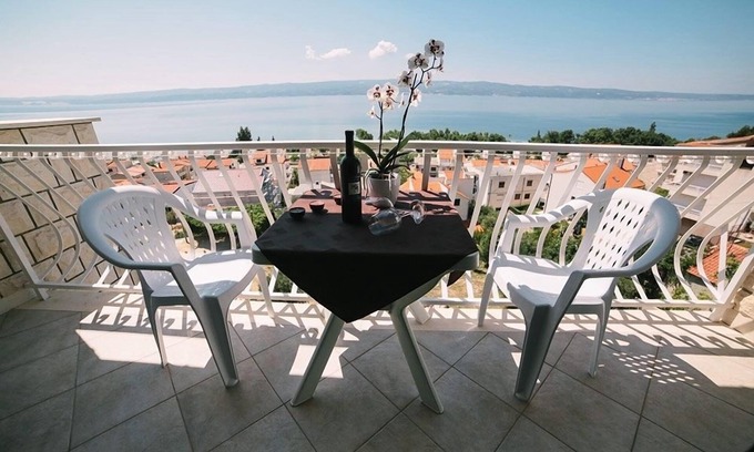 Duce Apartment | Studio apartment in Duće with Seaview, Balcony, Air condition, WIFI (4167-7)