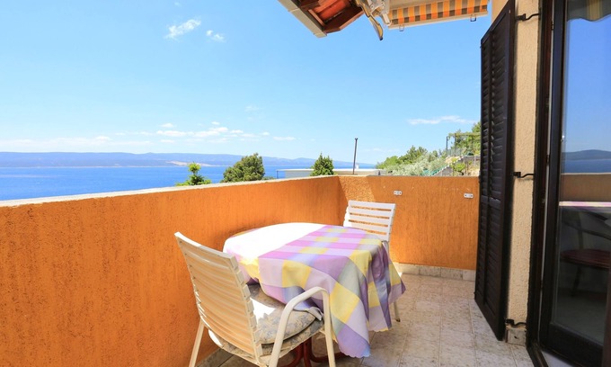 Marusici Apartment | Studio flat with balcony and sea view Marušići, Omiš (AS-1024-a)