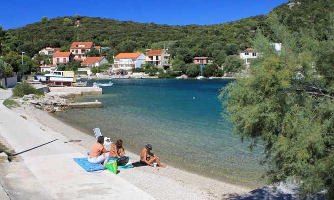 Zrnovo Apartment | Studio flat with terrace Žrnovo, Korčula (AS-9239-a)
