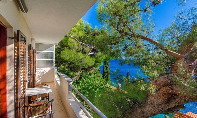 Pisak Apartment | Two bedroom apartment with terrace and sea view Pisak, Omiš (A-2802-b)