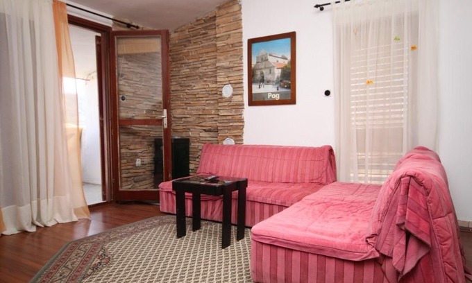 Pag Apartment | Two bedroom apartment with terrace and sea view Pag (A-6273-b)