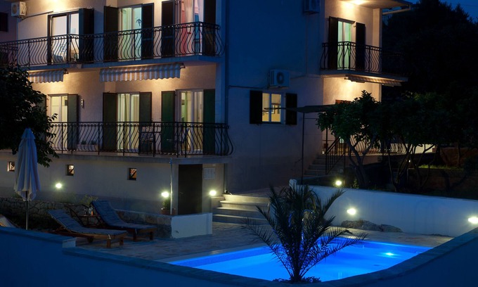 Okrug Gornji Villa | Villa Trogir Is Affordable Summer Family Villa With Pool At Unique Location