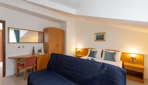 Family Room, 1 King Bed with Sofa bed