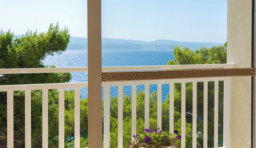 Standard Twin Room, Balcony, Partial Sea View