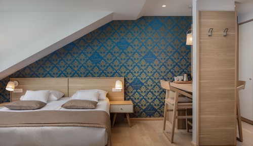 Double or Twin Room, Sea View (attic)