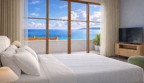 Deluxe Double Room, Balcony, Sea View