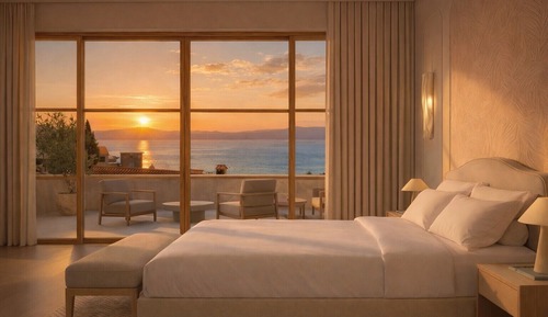Deluxe Double Room, Terrace, Sea View