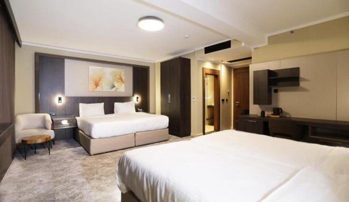 Quadruple Room, Balcony, Garden View