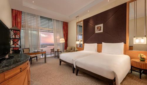 Deluxe Gulf View Room Twin– Free daily shuttle bus to Yas attractions, Yas Mall and Grand Mosque