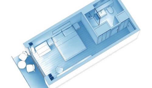 Comfort Double Room with Balcony and Sea View