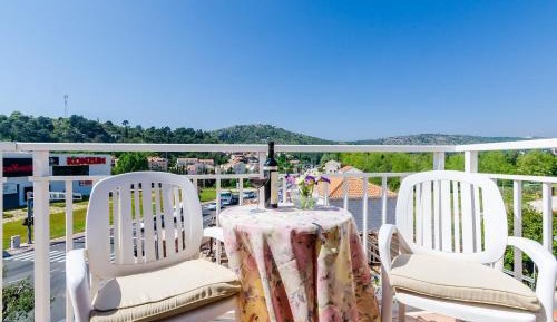 Double or Twin Room with Balcony and City View