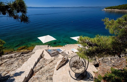 Cove Basina (Jelsa) Villa | DIRECT TO THE OWNER Exclusive Luxury Stone Villa On The Sea