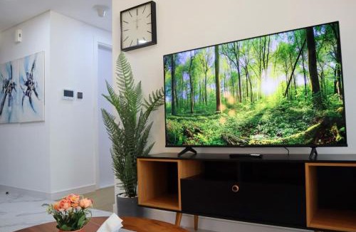 Masdar City Apartment | Luxe 1BR Haven - Calm Modern Escape