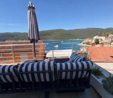 Rabac Apartment | Apartment Mirella 1 "Your sunny sea-view escape with two terraces in the heart of Rabac"