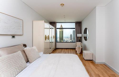 DIFC Apartment | 51-Floor 1BR with Private Balcony Gulf and DIFC views