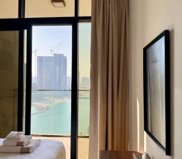 Abu Dhabi Apartment | Luxury Waterfront 1BR Steps to Cleveland, Galleria and ADGM By Betu