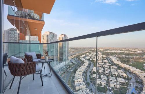 Dubai Apartment | Golf Vita Damac Hills, 1BR with Views - Host & Stay