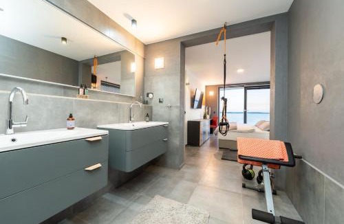 Privlaka Apartment | Penthouse Jimmys Beach Privlaka, Wahnsinns Blick und beheiztem Pool