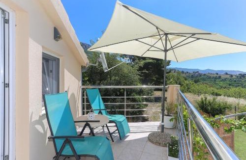 Solin House | Holiday Home Rupotina with a large yard, pool and a beautiful view