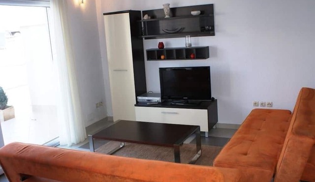 Apartment 1 on the ground floor with a terrace