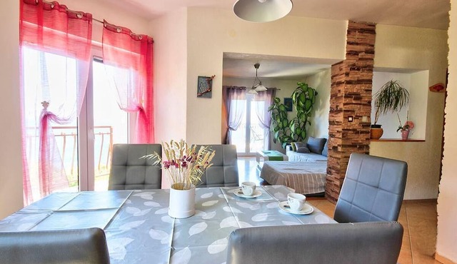 Whole apartment with terrace and sea view