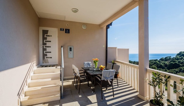 Villa Luana with amazing sea views
