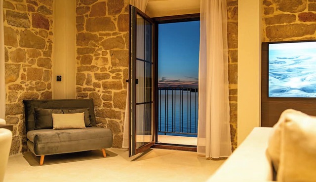 Sea front Villa Draga - infinity pool