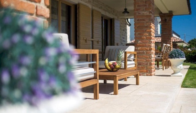 Modern Villa Tia* with a rustic touch and a pool on Krk