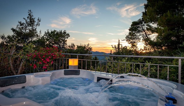 Beautiful apartment Stela with private heated pool and whirlpool