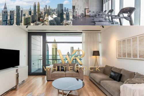 51-Floor 1BR with Private Balcony Gulf and DIFC views in Dubai
